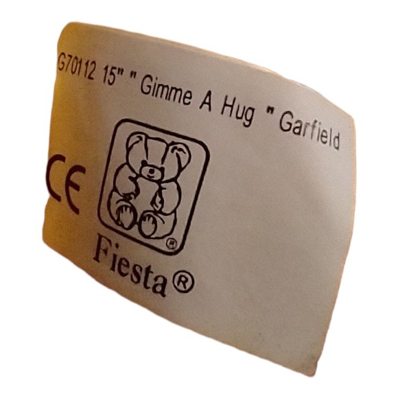 Garfield Cat Plush Stuffed Animal Gimme a Hug G70112 Approximately 15" Fiesta - Picture 9 of 12